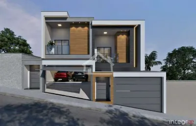Casa geminada à venda, 3 quartos, 1 suíte, 4 vagas, cidade nova - santana do paraíso /mg