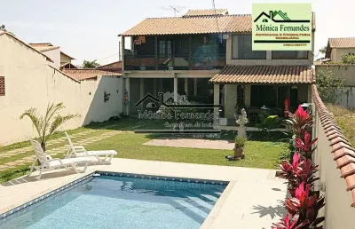 Casa com 4 quartos à venda na rua assis brasil, cordeirinho (ponta negra), maricá, 268 m2 por r$ 595.000