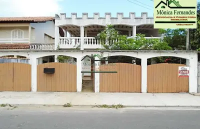 Casa com 4 quartos à venda na rua duque de caxias, cordeirinho (ponta negra), maricá, 380 m2 por r$ 650.000