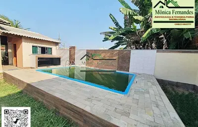 Casa em condomínio fechado com 5 quartos à venda na estrada marquês de valença, caxito, maricá, 382 m2 por r$ 495.000