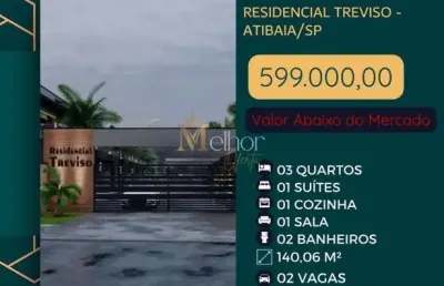 Residencial treviso , estrada dos pires, atibaia/sp