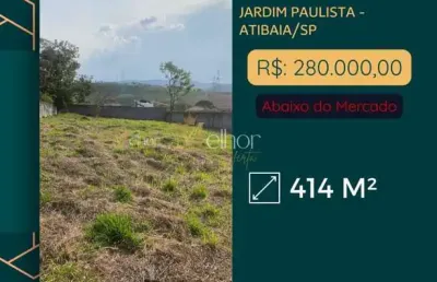 Terreno à venda na Rua Tietê, 96, Jardim Paulista, Atibaia