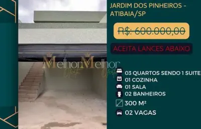 Casa com 3 quartos à venda na Rua das Margaridas, 248, Jardim dos Pinheiros, Atibaia