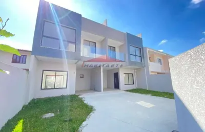 Sobrado de 3 quartos com 1 suíte, 2 vagas no uberaba, curitiba-pr