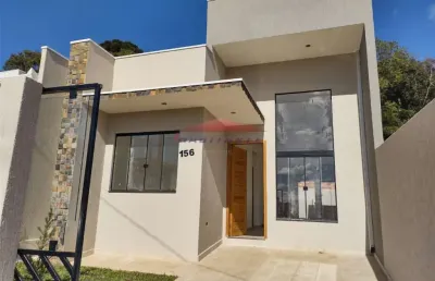Execelente residência localizada no bairro gralha azul-fazenda rio grande-pr.