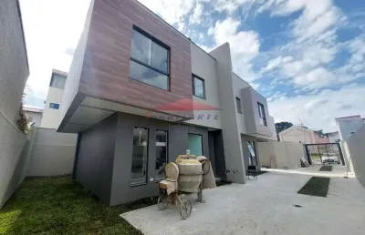 Casa com 3 quartos à venda na rua luiz gallieri, 249, uberaba, curitiba, 105 m2 por r$ 649.000