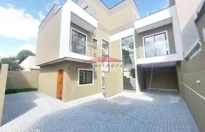 Sobrado à venda em curitiba-pr, no bairro uberaba: 3 quartos, 1 suíte, 1 sala, 137,56 m² de área.