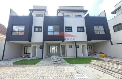 Imperdível sobrado de 3 quartos no condomínio residencial em cajuru, curitiba - pr