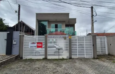 Imperdível sobrado à venda em curitiba-pr, bairro cajuru: 3 quartos, 1 suíte, 2 salas, 2 vagas, 112m² de área