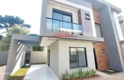 Imperdível sobrado à venda em curitiba-pr, bairro uberaba: 3 quartos, 1 suíte, 2 salas, 3 banheiros, 1 vaga de garagem, 95,53m².