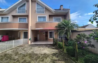 Sobrado à venda em curitiba-pr, jardim das américas: 3 quartos, sendo 1 suíte com banheira, 1 sala ampla para 2 ambientes, cozinha,  2 vagas, 18,92m²!