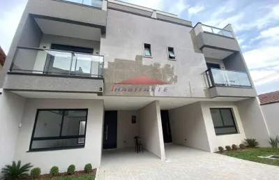 Sobrado interno à venda em curitiba-pr, no jardim das américas: 3 quartos, 3 suítes, 2 salas, 4 banheiros, 2 vagas, 187 m².