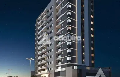 Apartamento à venda 3 quartos, 1 suite, 2 vagas, 77m², uvaranas, ponta grossa - pr