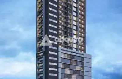 Apartamento à venda 1 quarto, 1 suite, 1 vaga, 140.34m², centro, ponta grossa - pr