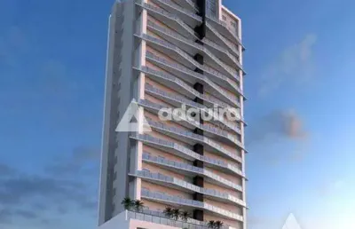 Apartamento à venda 3 quartos, 3 suites, 2 vagas, 247m², centro, ponta grossa - pr