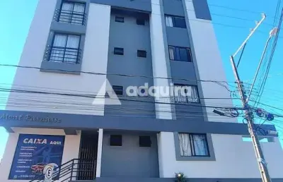 Excelente apartamento garden à venda no edifício montparnasse, centro de ponta grossa - 2 quartos,
