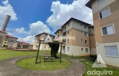 Apartamento à venda e locação 2 quartos, 1 vaga, uvaranas, ponta grossa - pr