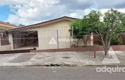Casa à venda 3 quartos, 1 suite, 5 vagas, 504m², contorno, ponta grossa - pr