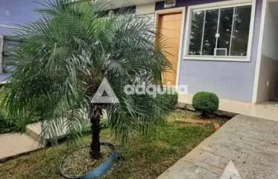 Casa à venda 2 quartos, 1 suite, 2 vagas, 110m², oficinas, ponta grossa - pr