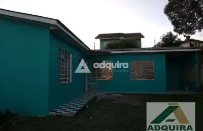 Casa à venda 2 quartos, 250m², jardim carvalho, ponta grossa - pr