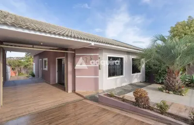 Casa à venda 3 quartos, 1 suite, 4 vagas, 276m², jardim carvalho, ponta grossa - pr