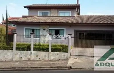 Casa à venda 4 quartos, 2 suites, 4 vagas, 430m², uvaranas, ponta grossa - pr