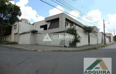 Casa à venda 4 quartos, 1 suite, 4 vagas, 364m², centro, ponta grossa - pr