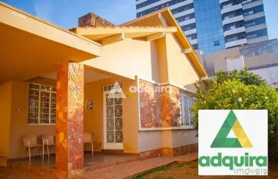 Casa à venda 4 quartos, 3 suites, 4 vagas, 495m², centro, ponta grossa - pr