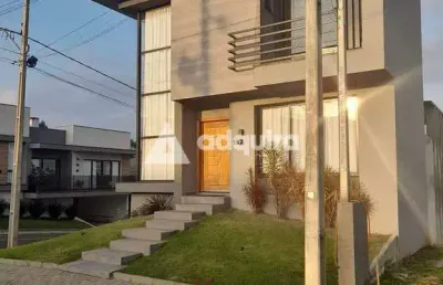 Casa semimobiliada, à venda e locação, em condomínio fechado, ecoville i, semimobiliado, contorno,