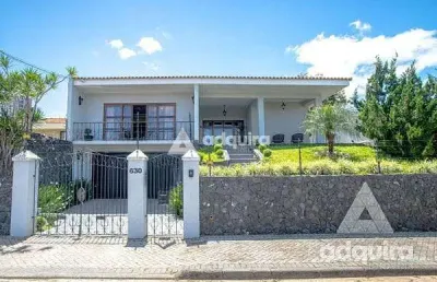 Casa à venda 3 quartos, 1 suite, 3 vagas, 462m², estrela, ponta grossa - pr