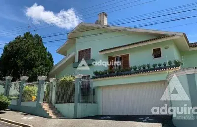 Casa à venda 4 quartos, 2 suites, 2 vagas, 561m², jardim carvalho, ponta grossa - pr