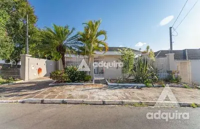 Casa à venda 4 quartos, 1 suite, 5 vagas, 630m², jardim carvalho, ponta grossa - pr