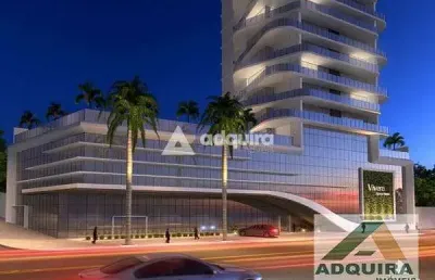 Apartamento à venda 3 quartos, 3 suites, 4 vagas, 453.12m², centro, ponta grossa - pr