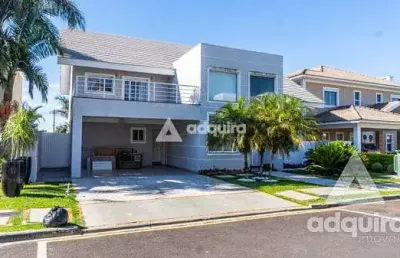 Casa à venda 4 quartos, 3 suites, 2 vagas, 587m², estrela, ponta grossa - pr
