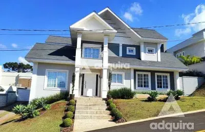 Casa à venda 4 quartos, 4 suites, 4 vagas, 720m², estrela, ponta grossa - pr