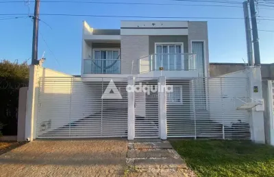 Casa à venda 3 quartos, 1 suite, 1 vaga, 118.43m², oficinas, ponta grossa - pr