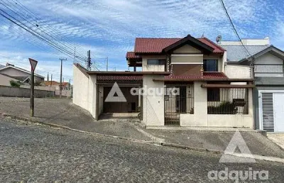 Casa à venda 4 quartos, 1 suite, 3 vagas, 180.7m², jardim carvalho, ponta grossa - pr