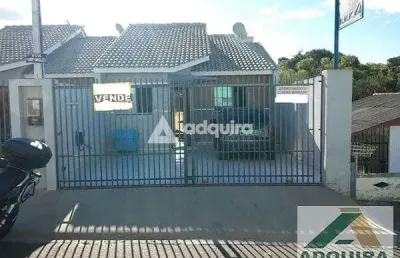 Casa à venda 2 quartos, 2 vagas, 191m², nova rússia, ponta grossa - pr