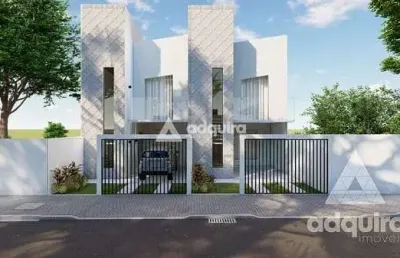 Casa à venda 2 quartos, 2 suites, 1 vaga, 101m², uvaranas, ponta grossa - pr