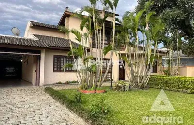 Casa à venda 4 quartos, 2 suites, 6 vagas, 495m², orfãs, ponta grossa - pr