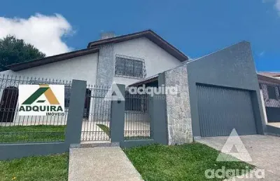 Casa à venda 6 quartos, 2 suites, 3 vagas, 462m², oficinas, ponta grossa - pr