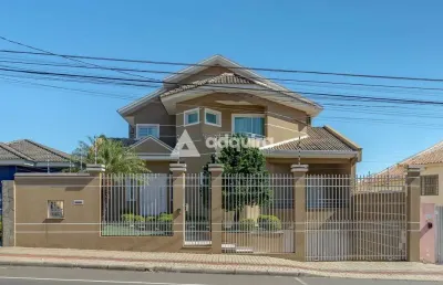 Casa à venda e locação 4 quartos, 1 suite, 3 vagas, 436.8m², jardim carvalho, ponta grossa - pr