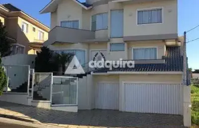 Casa à venda e locação 4 quartos, 4 suites, 3 vagas, 450m², analisa permuta, estrela, ponta grossa