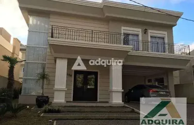 Casa à venda 3 quartos, 3 suites, 2 vagas, 403m², estrela, ponta grossa - pr