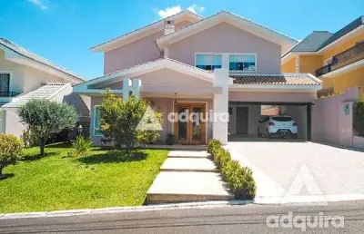 Casa à venda 4 quartos, 1 suite, 4 vagas, 465m², oficinas, ponta grossa - pr