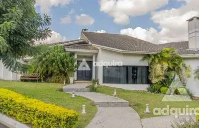 Casa à venda 4 quartos, 1 suite, 3 vagas, 1097.25m², boa vista, ponta grossa - pr