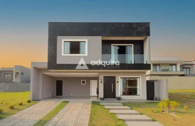 Casa à venda 4 quartos sendo  3 suites, 2 vagas,  terras alphaville  jardim carvalho, ponta grossa