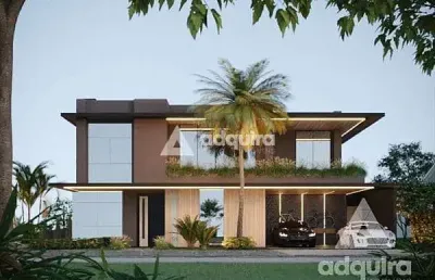 Casa à venda 4 quartos, 4 suites, 4 vagas, 370m², jardim carvalho, ponta grossa - pr
