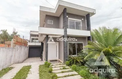 Casa à venda com 3 quartos, 3 suites, 3 vagas, 300m², oficinas, ponta grossa - pr