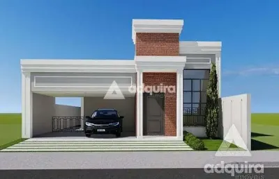 Casa em condomínio à venda, contorno, ponta grossa, pr